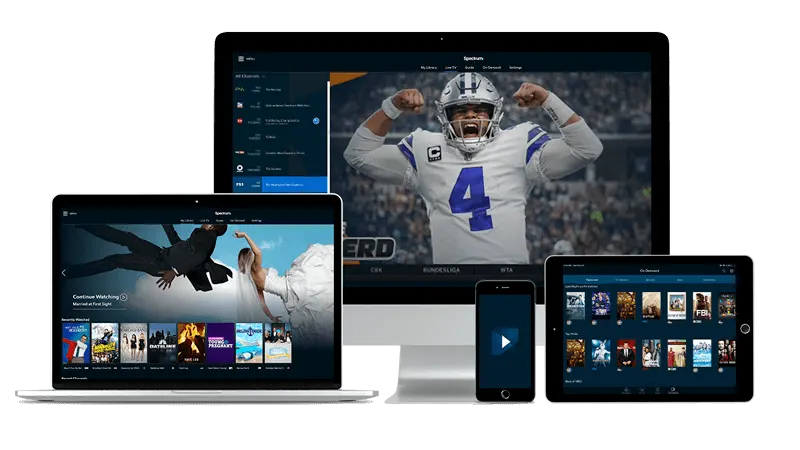 Screens showing live channels, the same lineup MAG Box IPTV opens on a MAG box